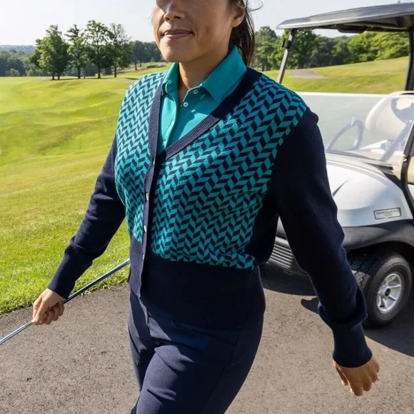 Lady Hagen Golf Cardigan - Picture 2 of 5
